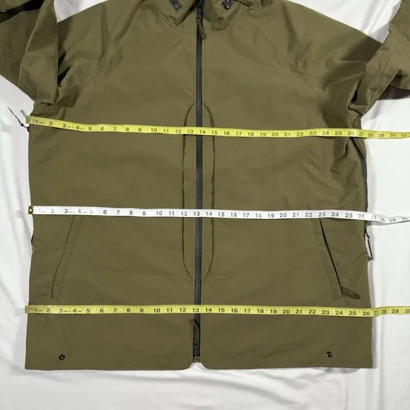 Filson Men's Size XL Green Nylon Vented Rain Liner Soft Shell Jacket NO HOOD - Picture 6 of 16